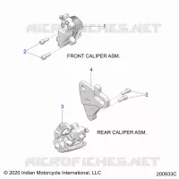 BRAKES, BREMSZANGE VORNE AND REAR