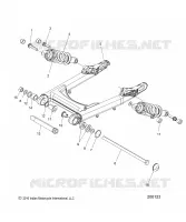 HINTERRADAUFHÃ„NGUNG ASM., SWING ARM AND SHOCKS
