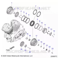 ANTRIEB, CLUTCH AND PRIMARY DRIVE