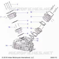 ENGINE, CYLINDER AND ZYLINDERKOPF MNTG.