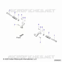 CHASSIS, FOOTPEG, PASSENGER