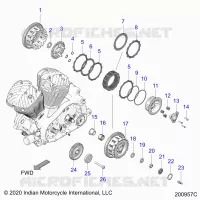 ANTRIEB, CLUTCH AND PRIMARY DRIVE