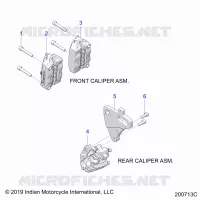 BRAKES, BREMSZANGE VORNE AND REAR