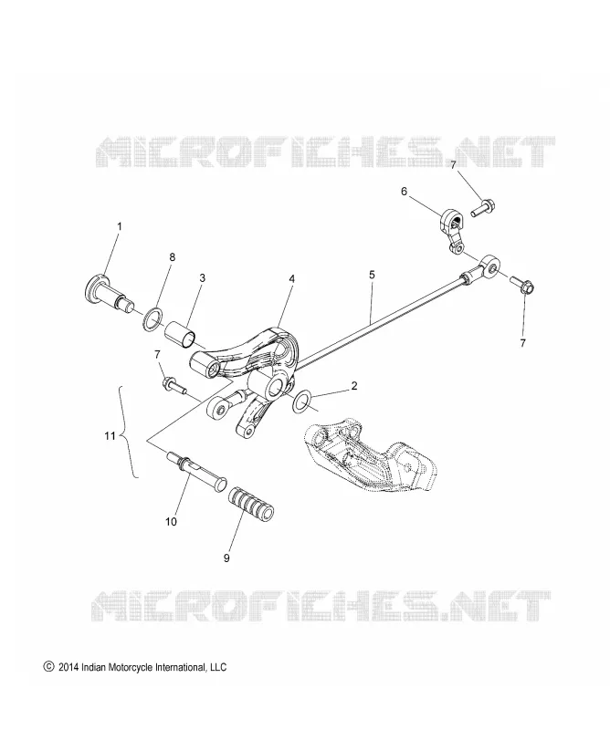 DRIVE TRAIN, SHIFT PEDAL AND LINKAGE - N15MSA00AA/AB/AC/AE (49INDIANSHIFTER15SCOUT)