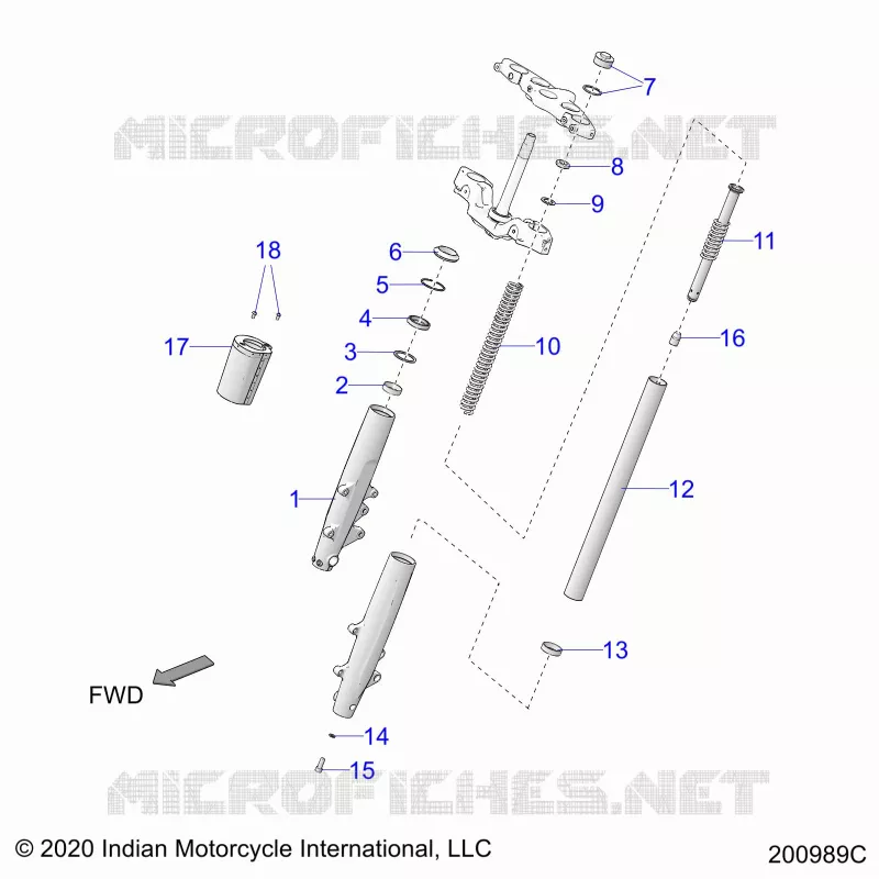 FRONT SUSPENSION FORKS