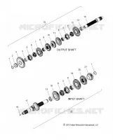 ANTRIEB, INPUT/OUTPUT SHAFT ASM.