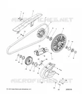 ANTRIEB, SPROCKETS, GUARDS AND BELT