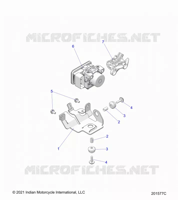 BREMSES, ABS BREMSE MODULE MOUNTING