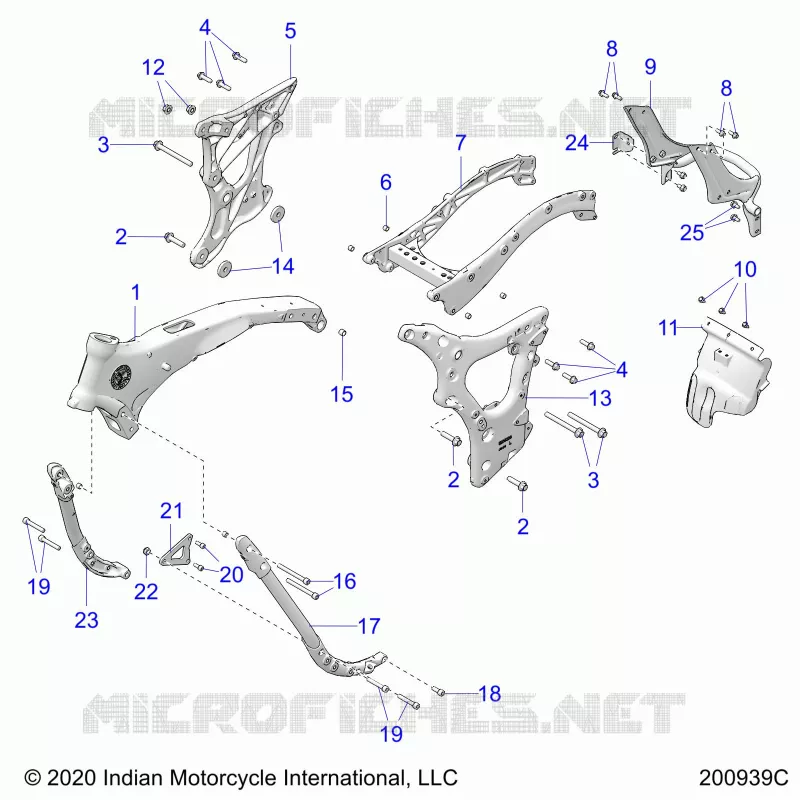 CHASSIS, RAHMEN ASM.