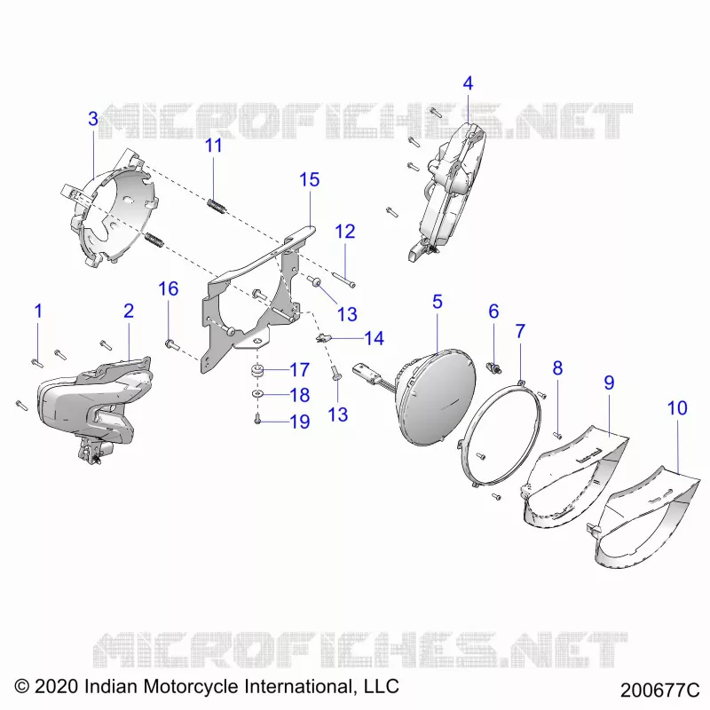 ELEKTRIC, HEADLIGHT, FRONT TURN SIGNALS