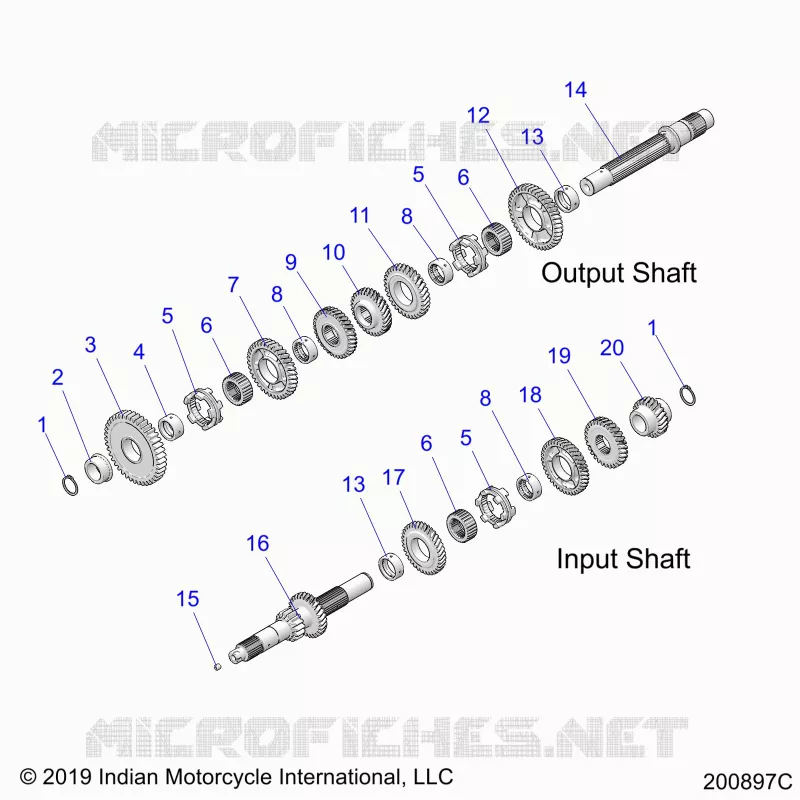 ANTRIEB, INPUT/OUTPUT SHAFT ASM.