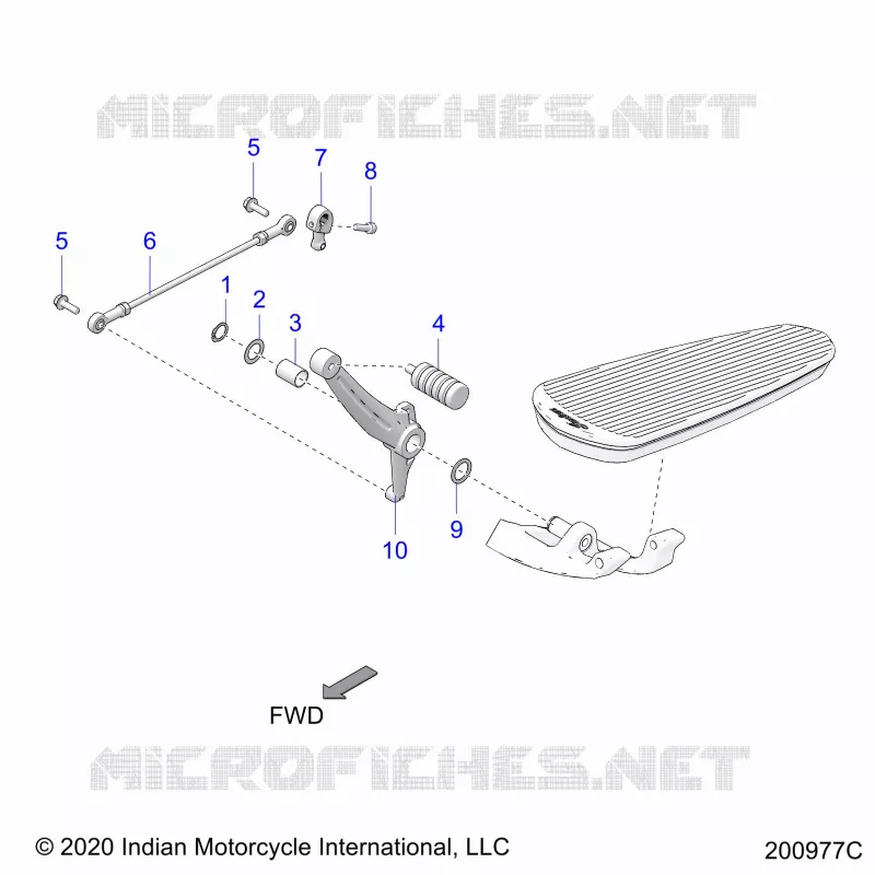ANTRIEB, SHIFT PEDAL AND SHIFT LINKAGE