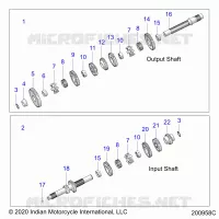 ANTRIEB, INPUT/OUTPUT SHAFT ASM.