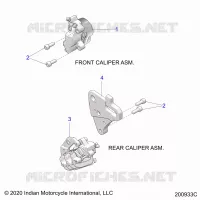 BRAKES, BREMSZANGE VORNE AND REAR
