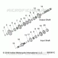 ANTRIEB, INPUT/OUTPUT SHAFT ASM.