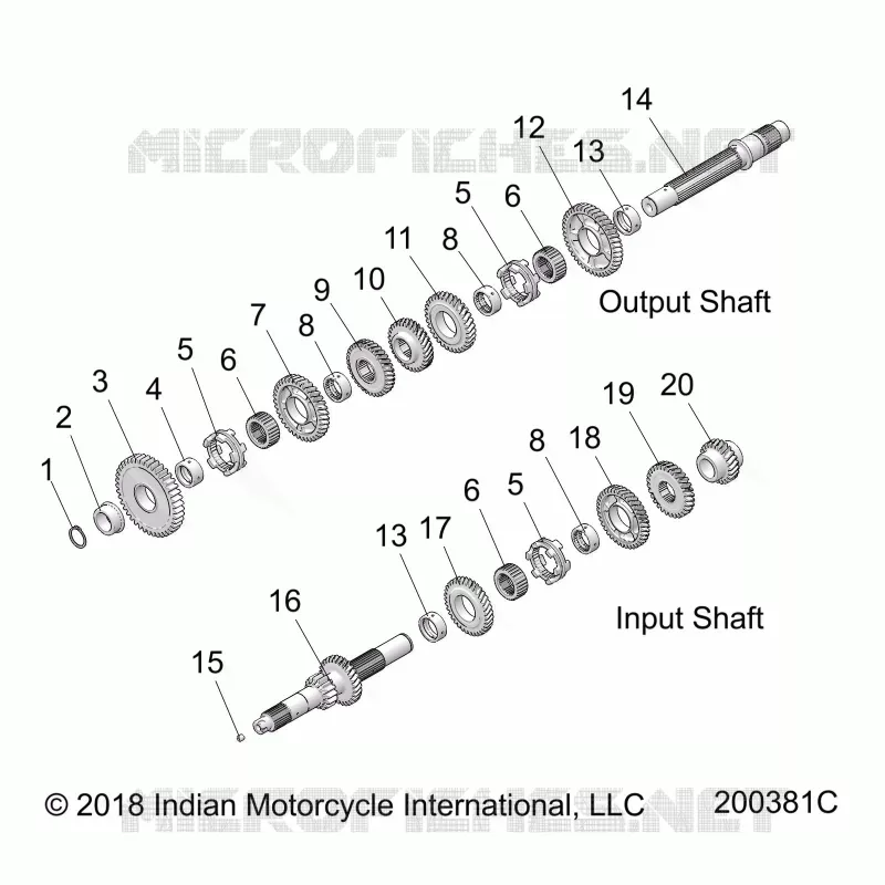 ANTRIEB, INPUT/OUTPUT SHAFT ASM.