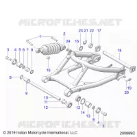 SUSPENSION,REAR SWING ARM/SCHOCK