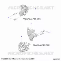 BRAKES, BREMSZANGE VORNE AND REAR