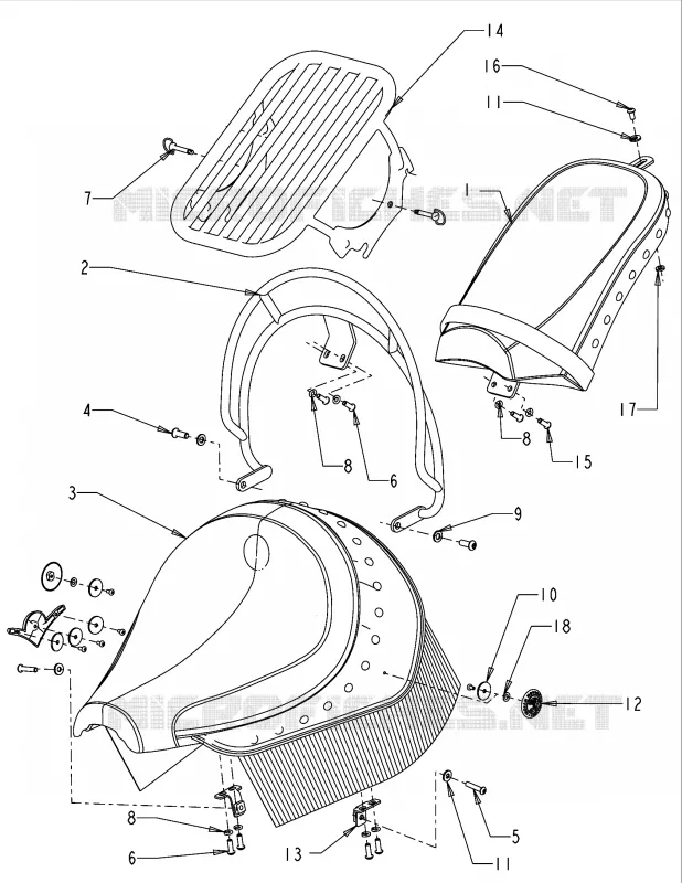 SEAT, SOLO - N131C/D/V ALL OPTIONS (INDIANSEAT12CC)