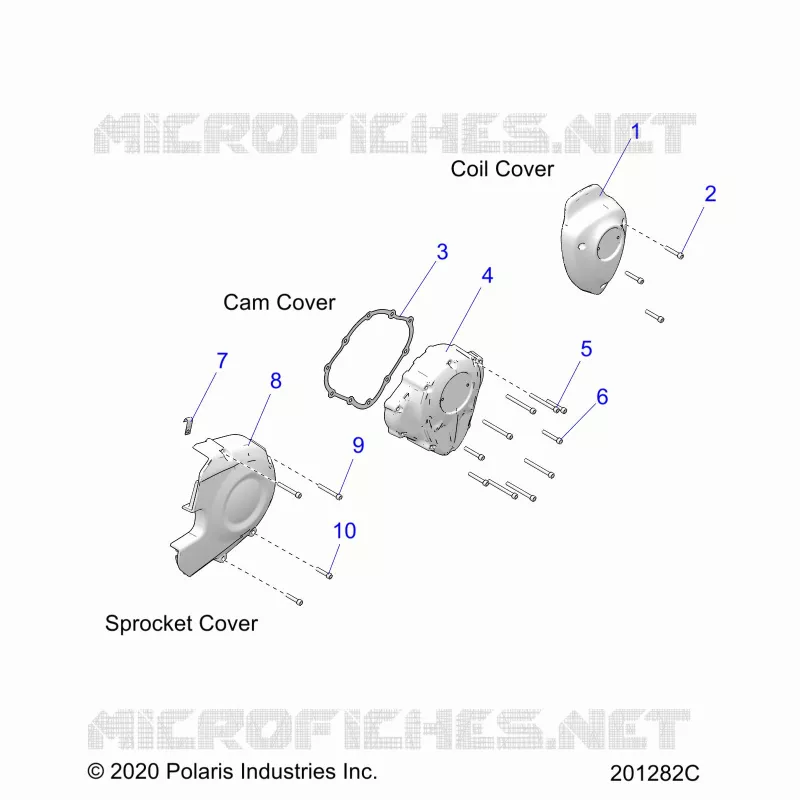 RECHTE MOTORSEITE COVERS