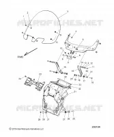 FAIRING ASM, WINDSHIELD MOUNT