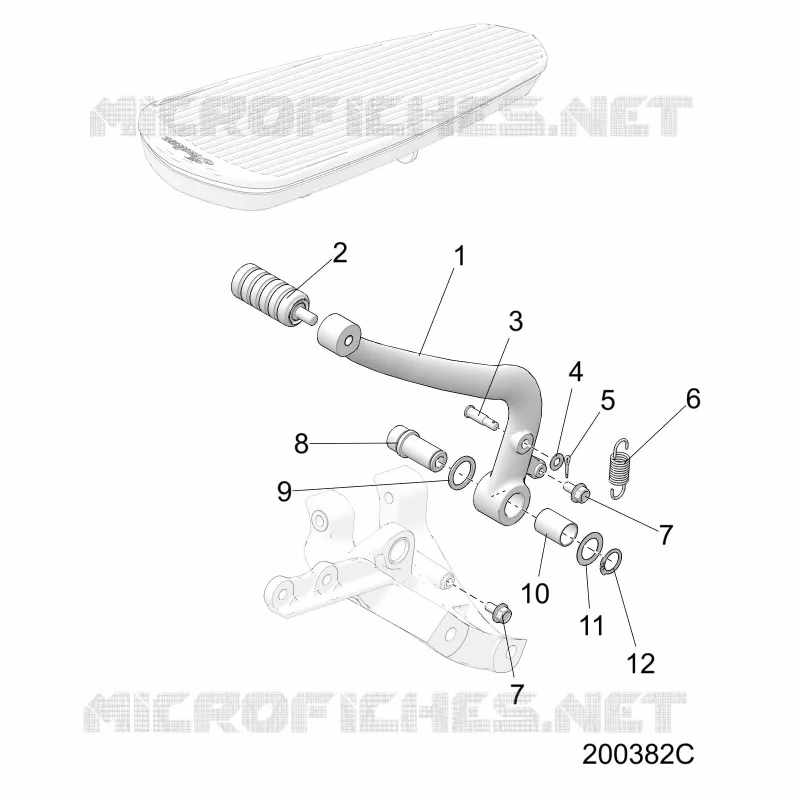BREMSES, BREMSE PEDAL