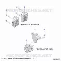 BRAKES, BREMSZANGE VORNE AND REAR