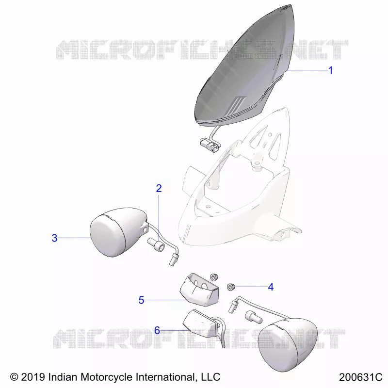 ELEKTRIC, TURN SIGNAL, REAR AND TAILLIGHT