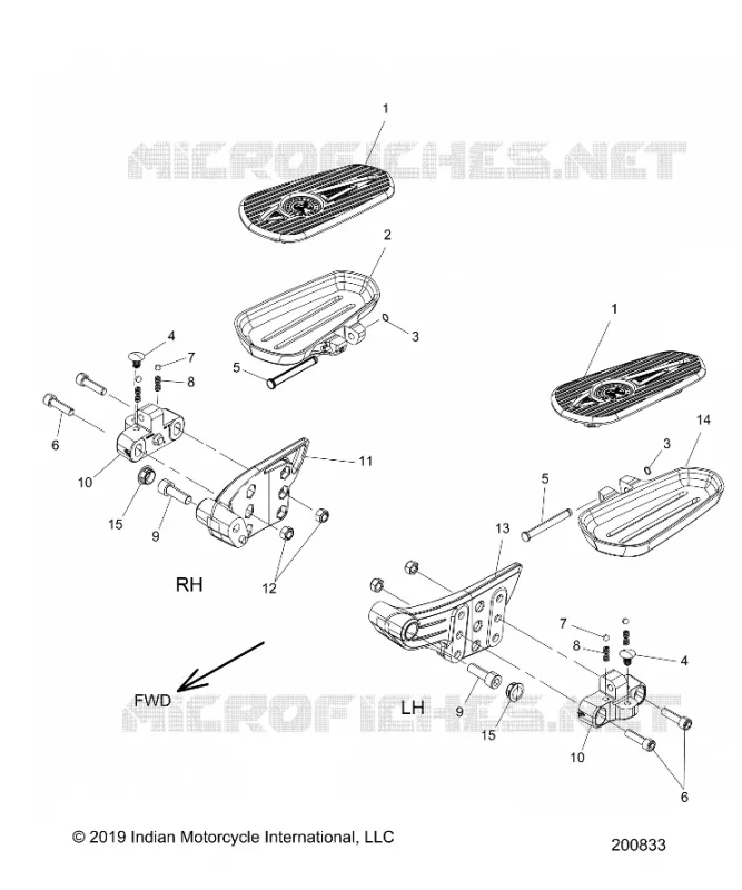 CHASSIS, FLOORBOARD, PASSENGER