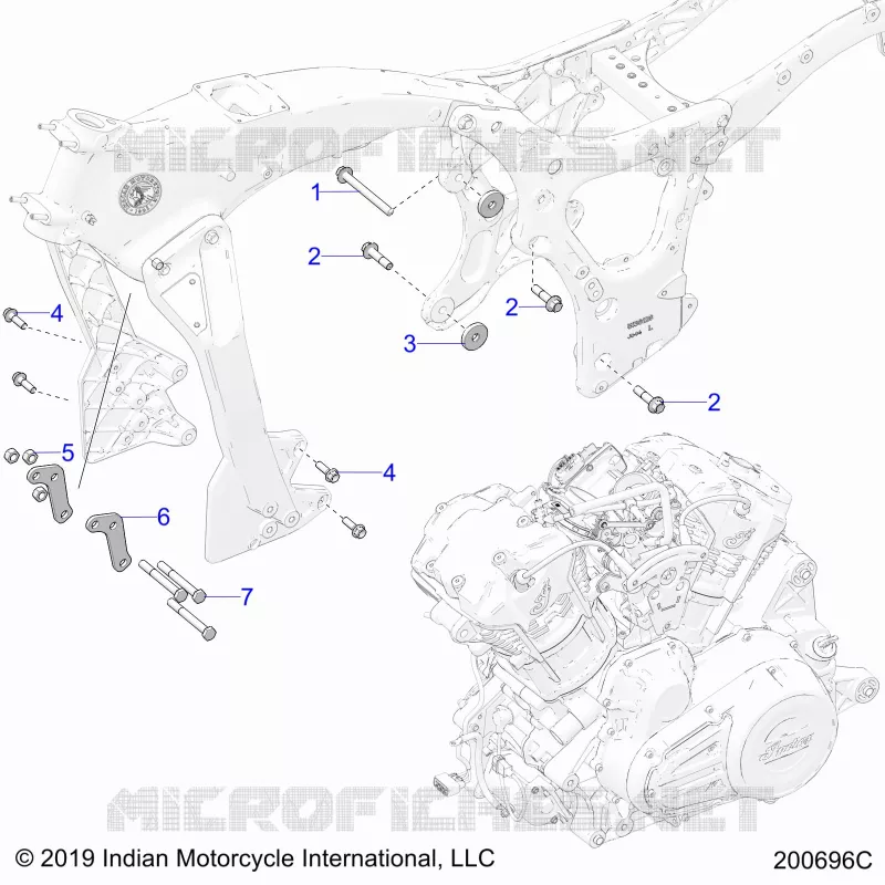 ENGINE, MOTORAUFHÃ„NGUNG