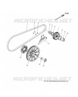 ANTRIEB, DRIVE SPROCKET, BELT AND GUARD