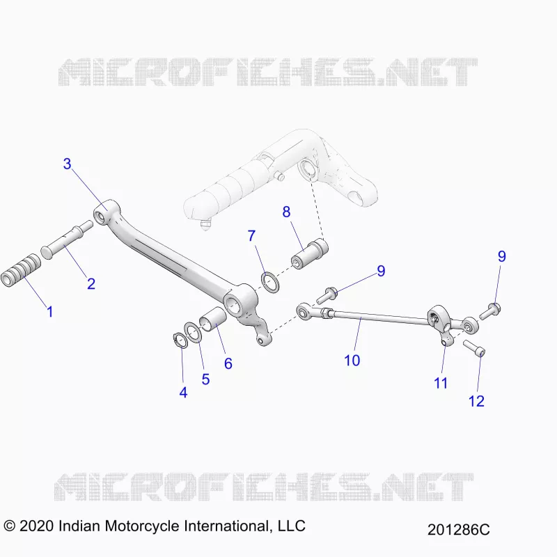 ANTRIEB, SHIFT PEDAL AND LINKAGE