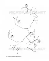 BREMSES, BREMSE LINE, FRONT, ABS