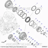 ANTRIEB, CLUTCH AND PRIMARY DRIVE