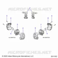 ELEKTRIC, SWITCH CONTROLS, LH/RH