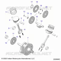 ENGINE, PISTON AND KURBELWELLE