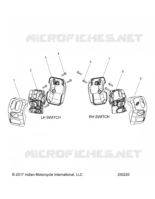 ELEKTRIC, SWITCH CONTROLS, LH/RH