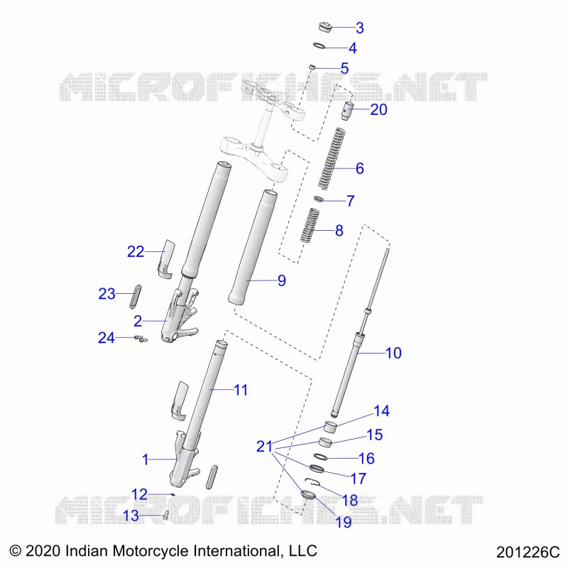 FRONT SUSPENSION FORKS