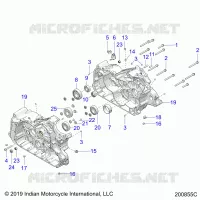 MOTOR, CASE ASM.
