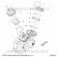 MOTOR, ROCKER COVERS