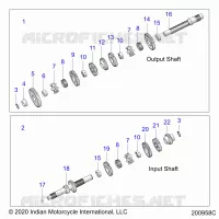 ANTRIEB, INPUT/OUTPUT SHAFT ASM.
