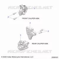 BRAKES, BREMSZANGE VORNE AND REAR