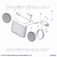ELEKTRIC, INSTRUMENT CLUSTER