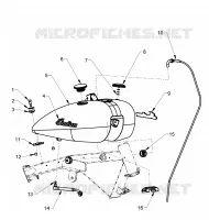 FUEL SYSTEM, FUEL TANK AND TRIM - N131C/D/V ALL OPTIONS (INDIANFUELTANK12CC)