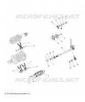 ANTRIEB, SHIFT FORKS, RATCHET AND DRUM