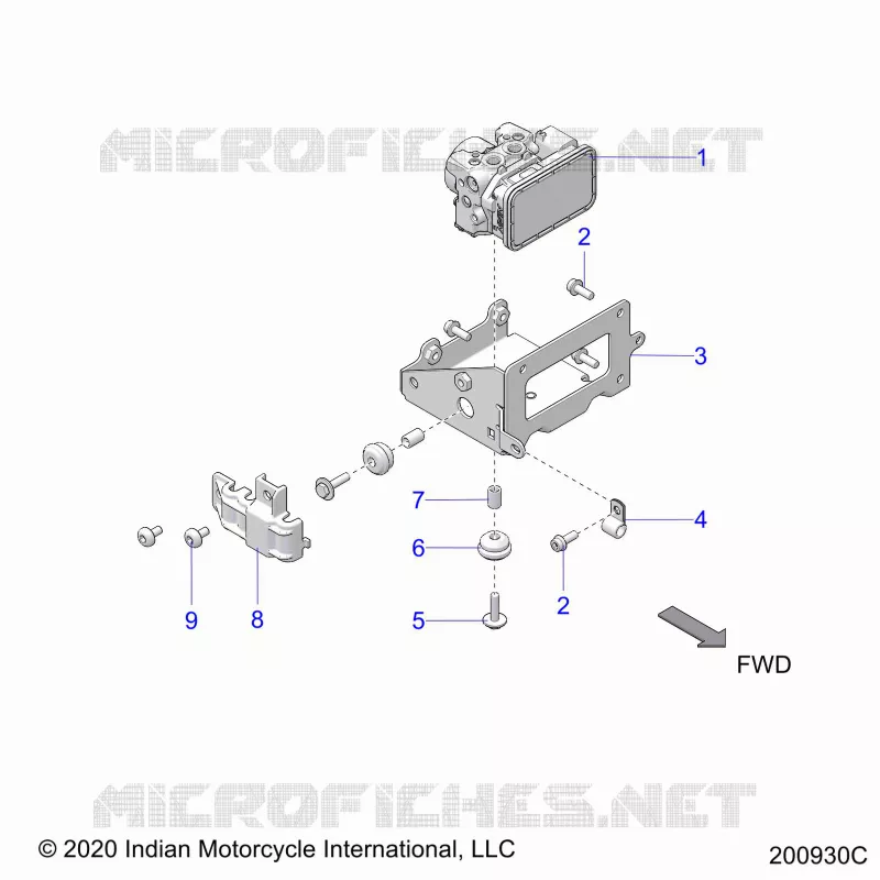 BREMSES, ABS MODULE ASM.