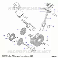 ENGINE, PISTON AND KURBELWELLE