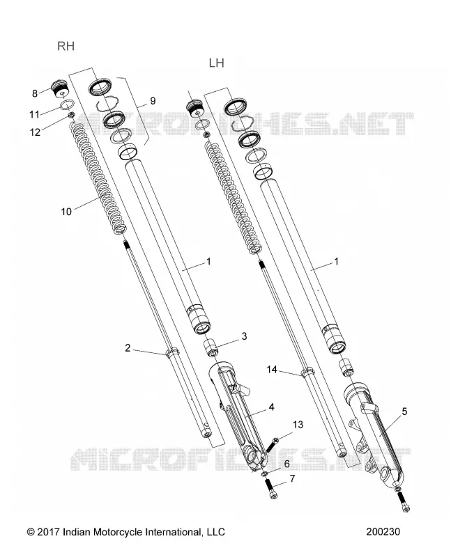 FRONT SUSPENSION FORKS