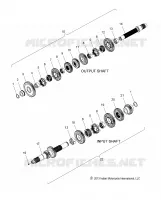 ANTRIEB, INPUT/OUTPUT SHAFT ASM.
