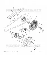 ANTRIEB, SPROCKETS, GUARDS AND BELT